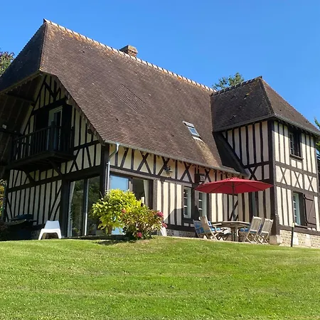 Nyaraló Maison Normande Avec Piscine, Vue Exceptionnelle