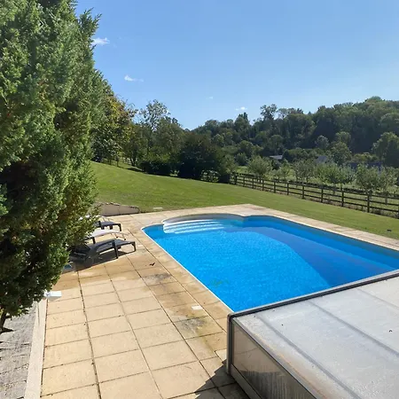 Nyaraló Maison Normande Avec Piscine, Vue Exceptionnelle