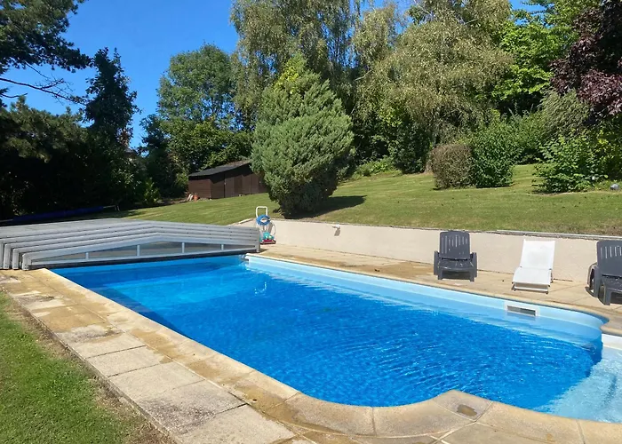 Vakantiehuis Maison Normande Avec Piscine, Vue Exceptionnelle Gonneville-sur-Mer