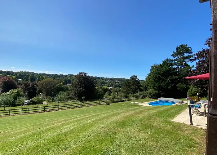 Maison Normande Avec Piscine, Vue Exceptionnelle Vakantiehuis *
