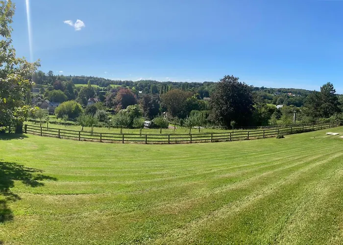 Maison Normande Avec Piscine, Vue Exceptionnelle Vakantiehuis *