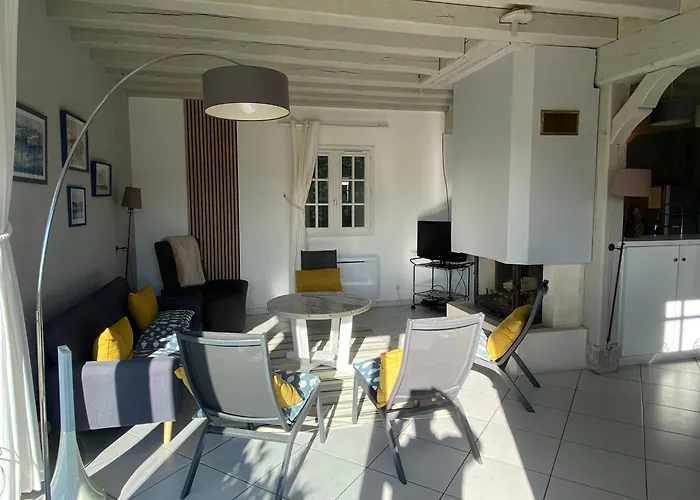 Maison Normande Avec Piscine, Vue Exceptionnelle Vakantiehuis Gonneville-sur-Mer