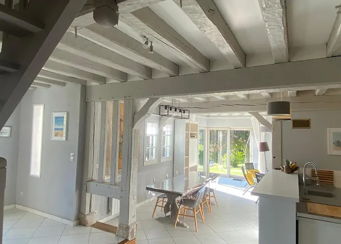 Maison Normande Avec Piscine, Vue Exceptionnelle Vakantiehuis Gonneville-sur-Mer