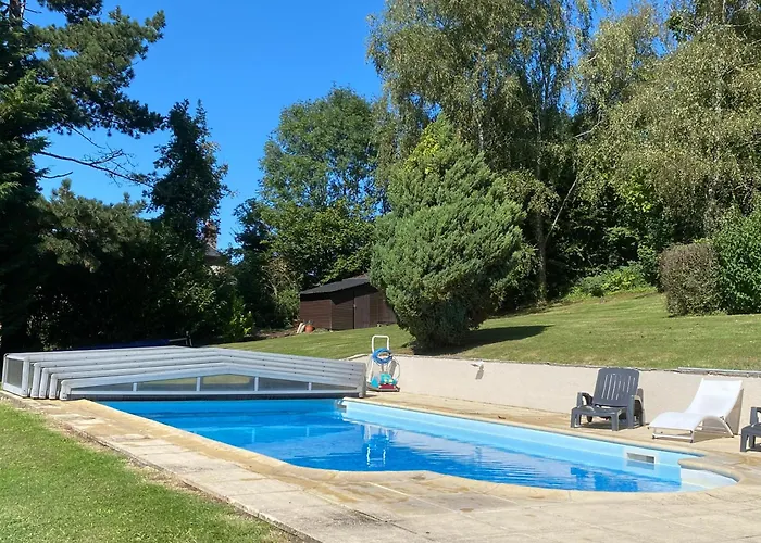Maison Normande Avec Piscine, Vue Exceptionnelle Vakantiehuis Gonneville-sur-Mer